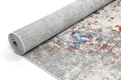Rose Grey Multi Contemporary Rug - ADORE RUGS and FLOORING